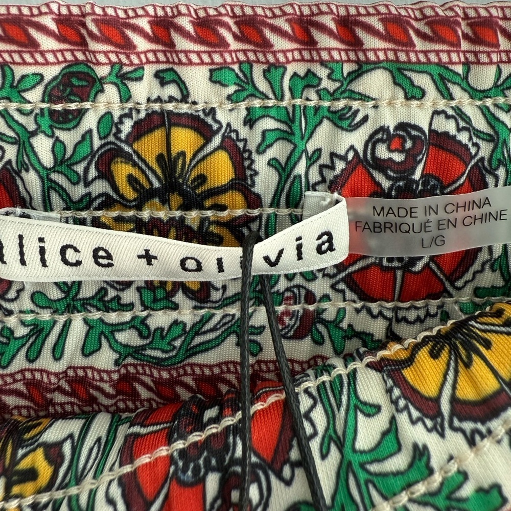 ALICE + OLIVIA NYC Slim-Fit Floral Joggers - Picture 3 of 14